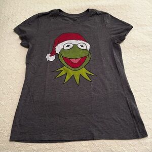 Old Navy Kermit the Frog Santa Claus Holiday Christmas T-Shirt (size Large)